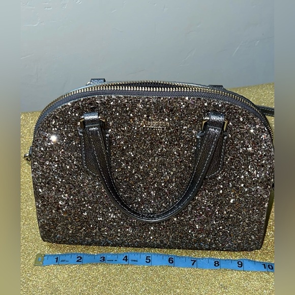 NWOT Kate Spade Chunky Glitter Dome Crossbody Satchel - Picture 9 of 17